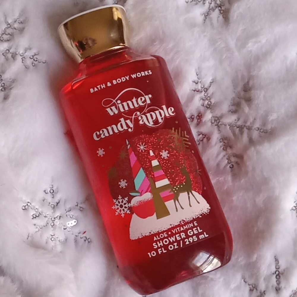🍎B&BW "Winter Candy Apple" Aloe & Vitamin E Shower Gel